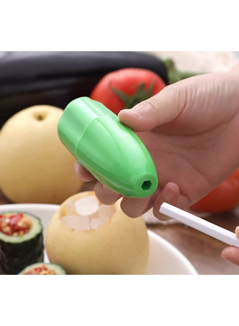 Veggie Corkscrew Carver, 4 Pcs Replaceable Vegetable Spiral Cutter Digging Tool, Coiled Vegetable Hole Digger Tool for Home Kitchen, Cooking Tools - Image 5